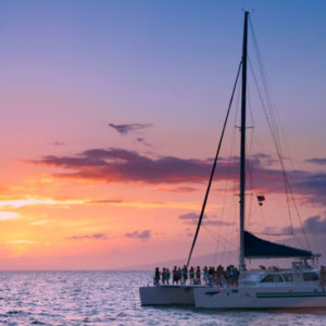 SUNSET SAIL FROM KAANAPALI